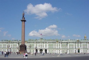 Санкт-Петербург Зимний дворец с Александровской колонной
