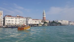 On Gondola En Route to Murano Island Venice (3)